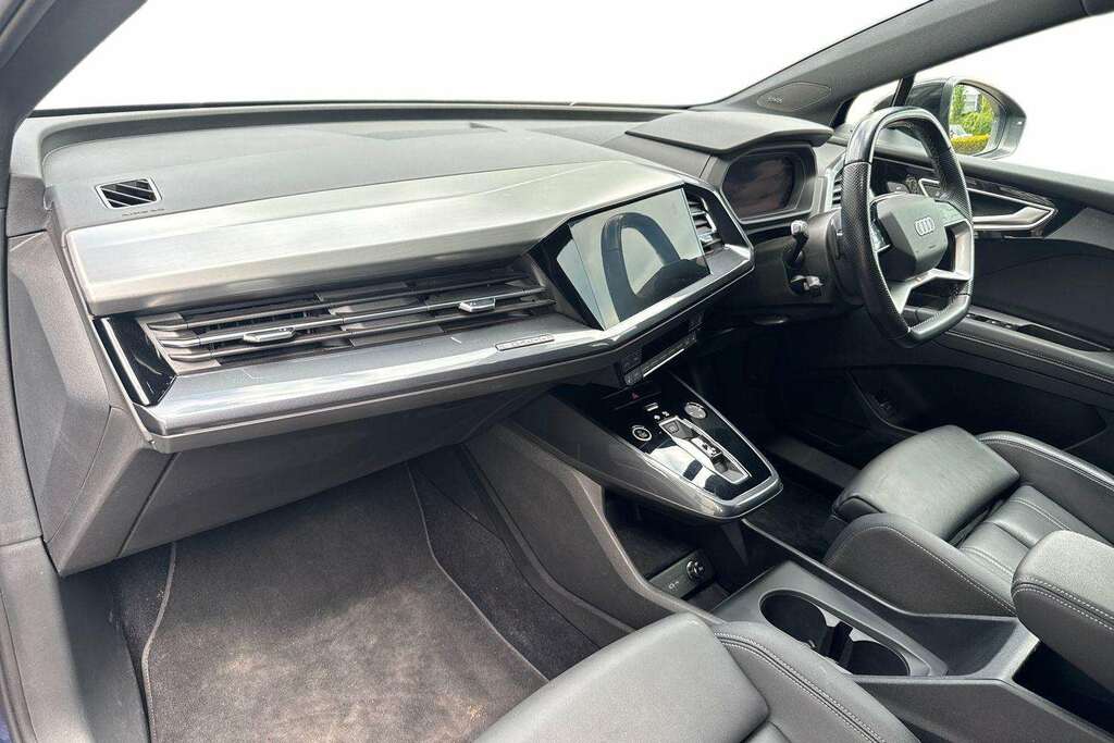 Audi Q4 E Tron 220Kw 50 Quattro 82.77Kwh Edition 1 2024 BA73YFU Blue #2
