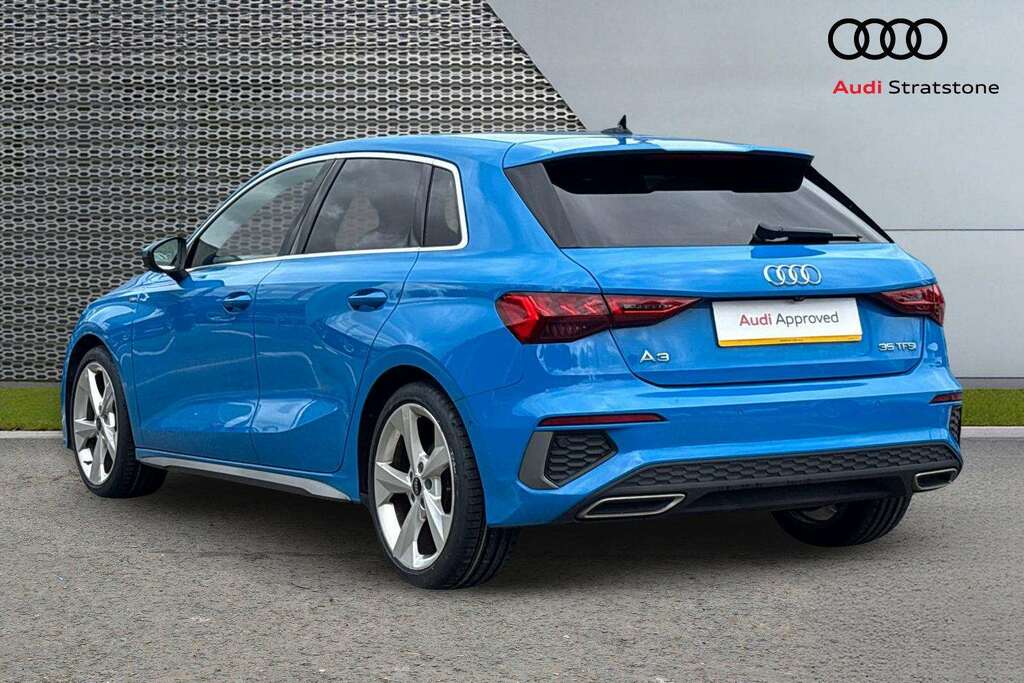 Audi A3 35 Tfsi S Line S Tronic 2022 KR22AAO Blue #3