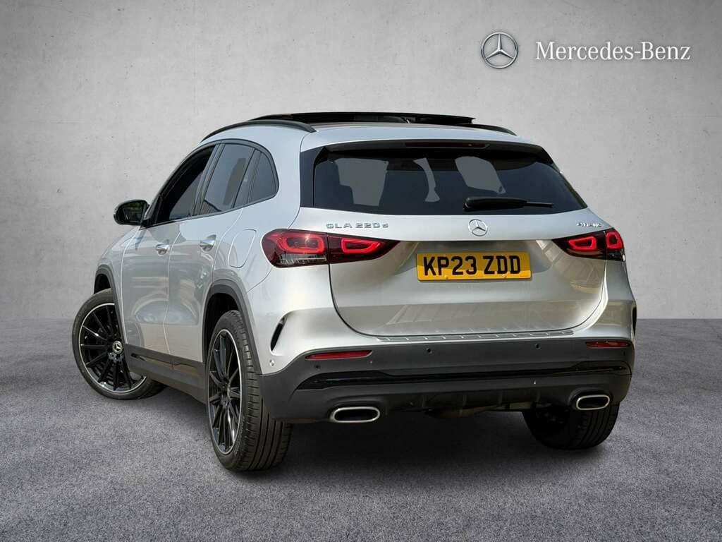 Mercedes-Benz GLA Class 220D 4Matic Amg Line Prem Night Ed 2023 KP23ZDD Silver #2