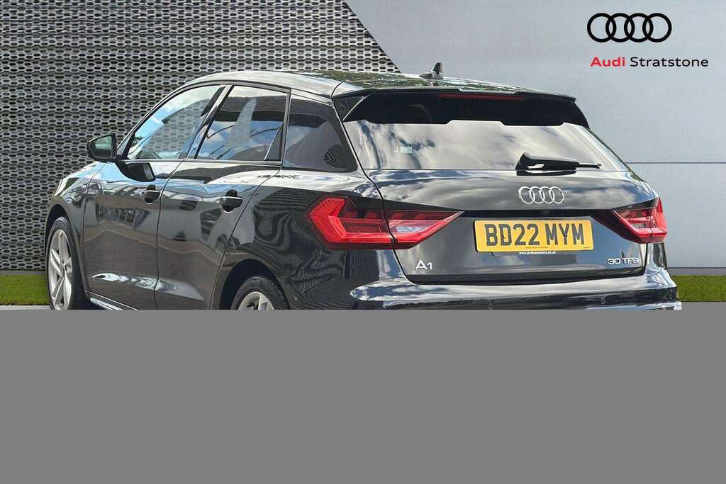 Audi A1 30 Tfsi 110 S Line 2022 BD22MYM Black #3