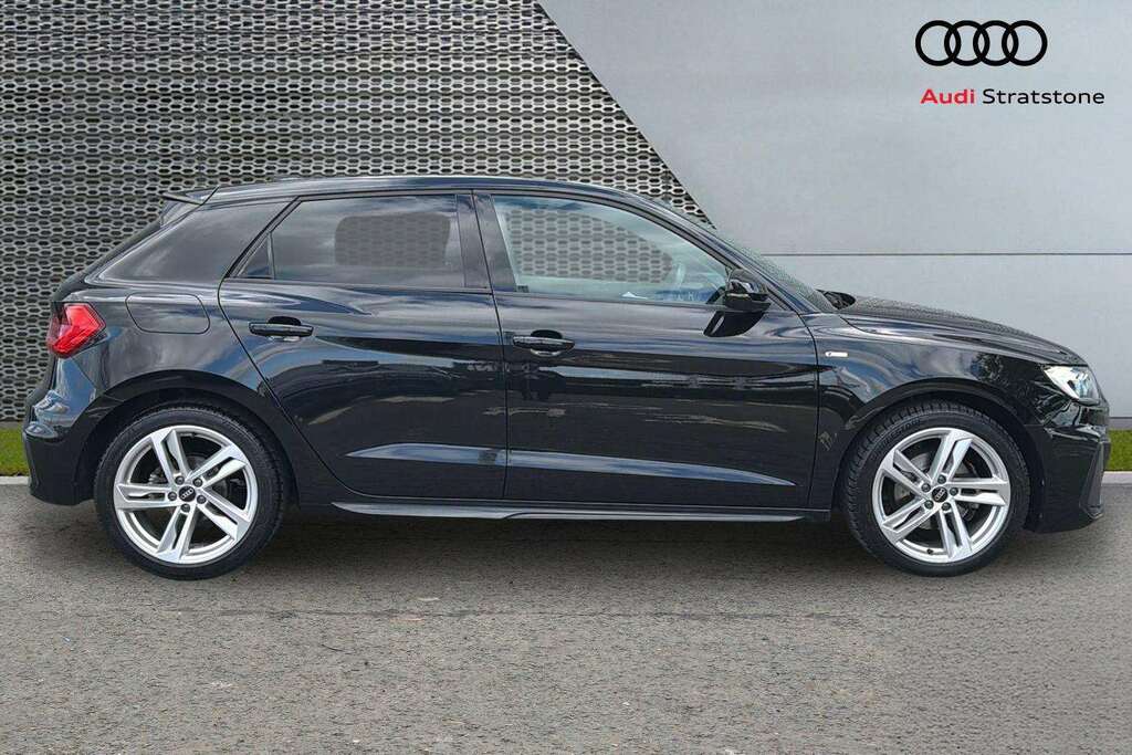 Audi A1 30 Tfsi 110 S Line 2022 BD22MYM Black #4