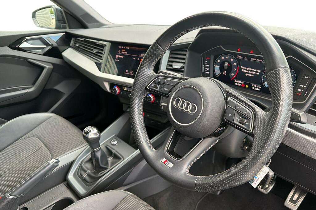 Audi A1 30 Tfsi 110 S Line 2022 BD22MYM Black #5