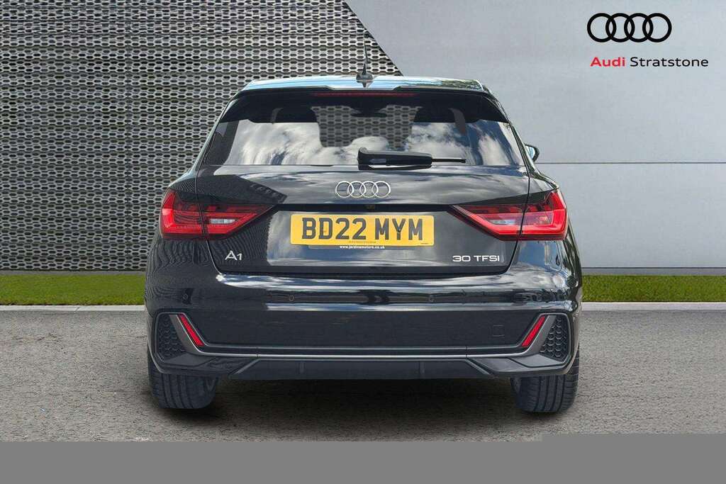 Audi A1 30 Tfsi 110 S Line 2022 BD22MYM Black #6