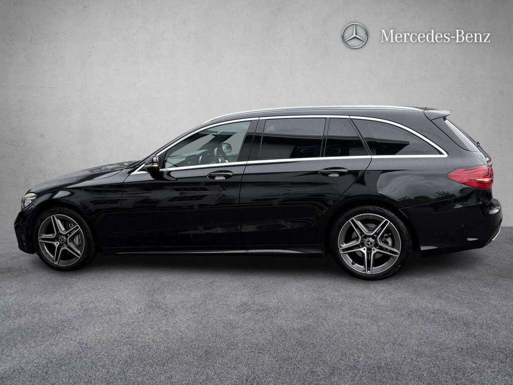 Mercedes-Benz C Class C200 Amg Line Premium 9G-tronic 2019 KU69FLL Black #6