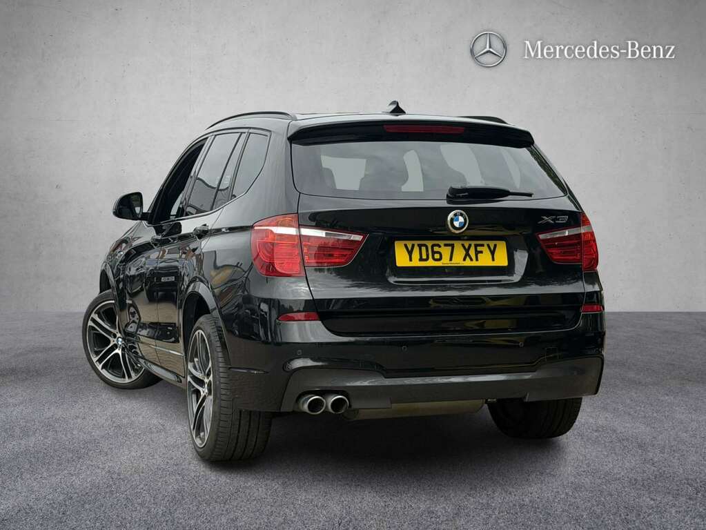 BMW X3 Xdrive35d M Sport Step 2017 YD67XFY Black #2