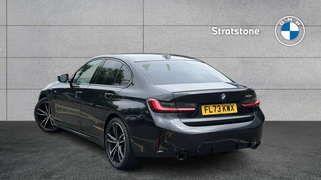BMW 3 Series 320I M Sport Step 2023 FL73KWX Black #2