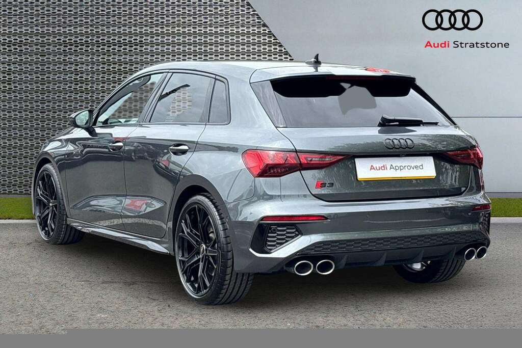 Audi A3 S3 Tfsi Black Edition Quattro S Tronic 2023 DX73WLR Grey #2