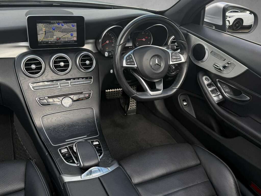 Mercedes-Benz C Class C220d Amg Line 2018 GY18OVZ Silver #4