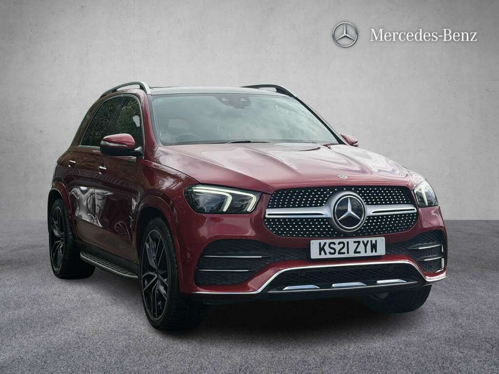 Mercedes-Benz GLE Class 350D 4Matic Amg Line Prem 9G-tron 7 St 202 KS21ZYW Red #5