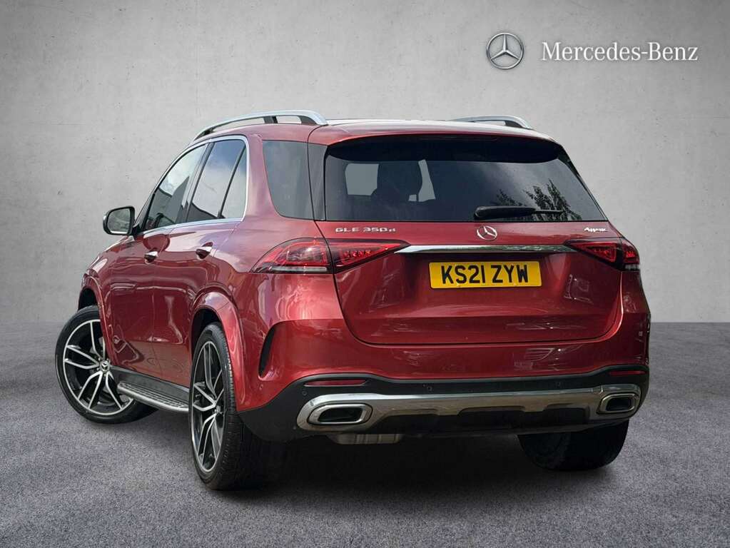 Mercedes-Benz GLE Class 350D 4Matic Amg Line Prem 9G-tron 7 St 202 KS21ZYW Red #2