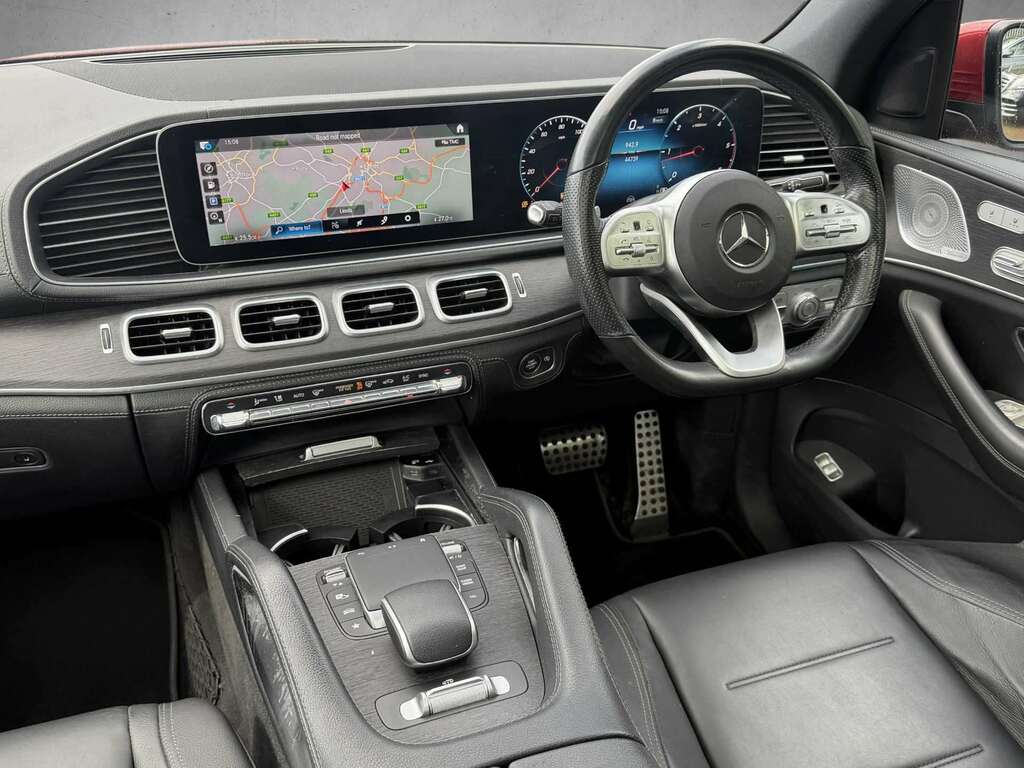 Mercedes-Benz GLE Class 350D 4Matic Amg Line Prem 9G-tron 7 St 202 KS21ZYW Red #4