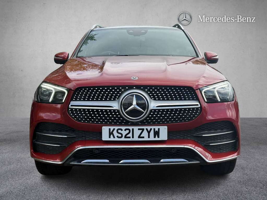 Mercedes-Benz GLE Class 350D 4Matic Amg Line Prem 9G-tron 7 St 202 KS21ZYW Red #6