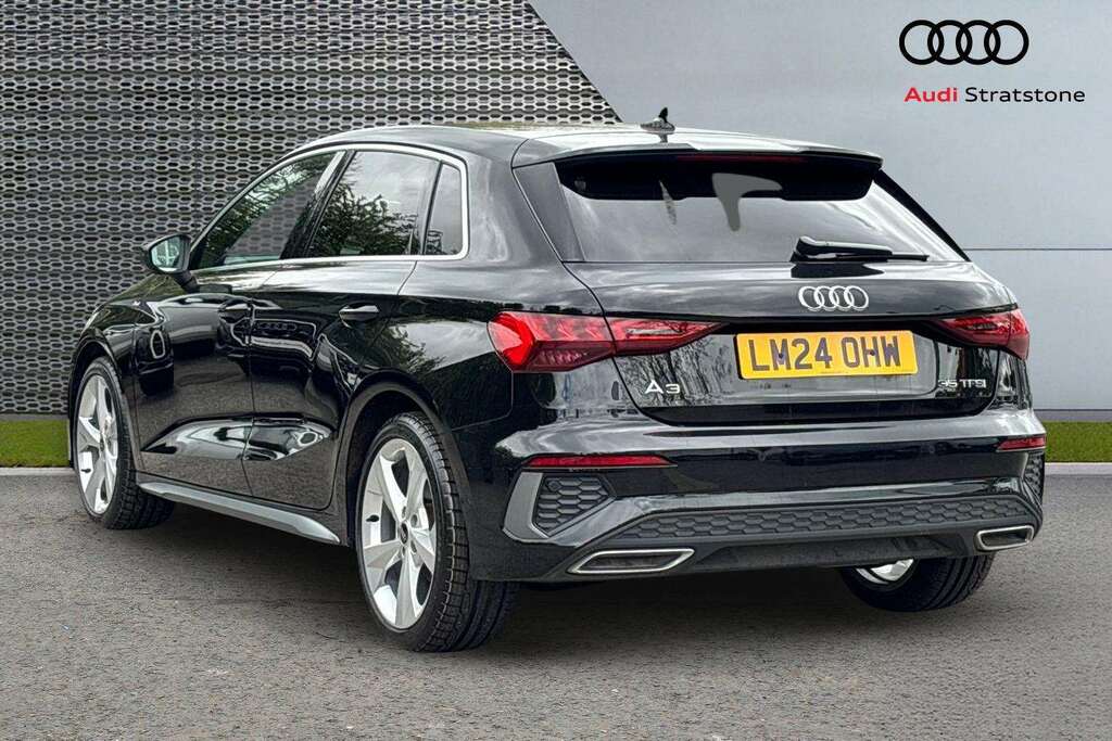 Audi A3 35 Tfsi S Line 2024 LM24OHW Black #3