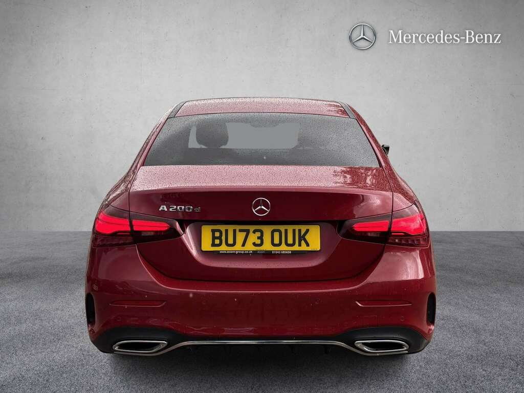 Mercedes-Benz A Class A200d Amg Line Premium Plus 2023 BU73OUK Red #6