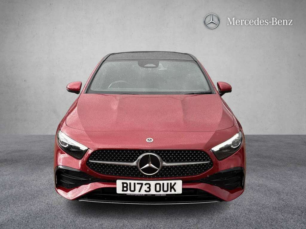 Mercedes-Benz A Class A200d Amg Line Premium Plus 2023 BU73OUK Red #4