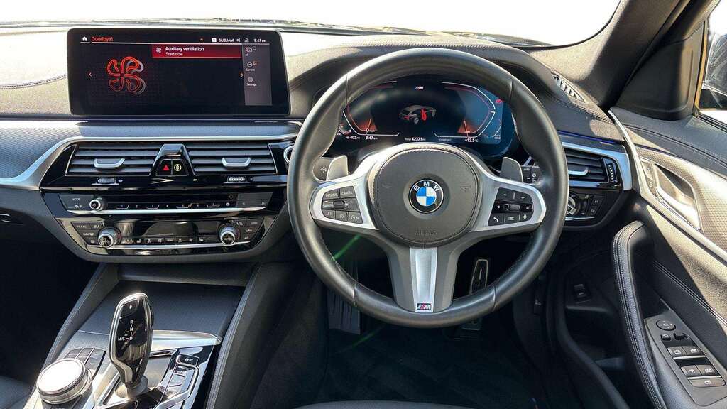 BMW 5 Series 520D Mht M Sport Step 2023 FP23DJV Black #5