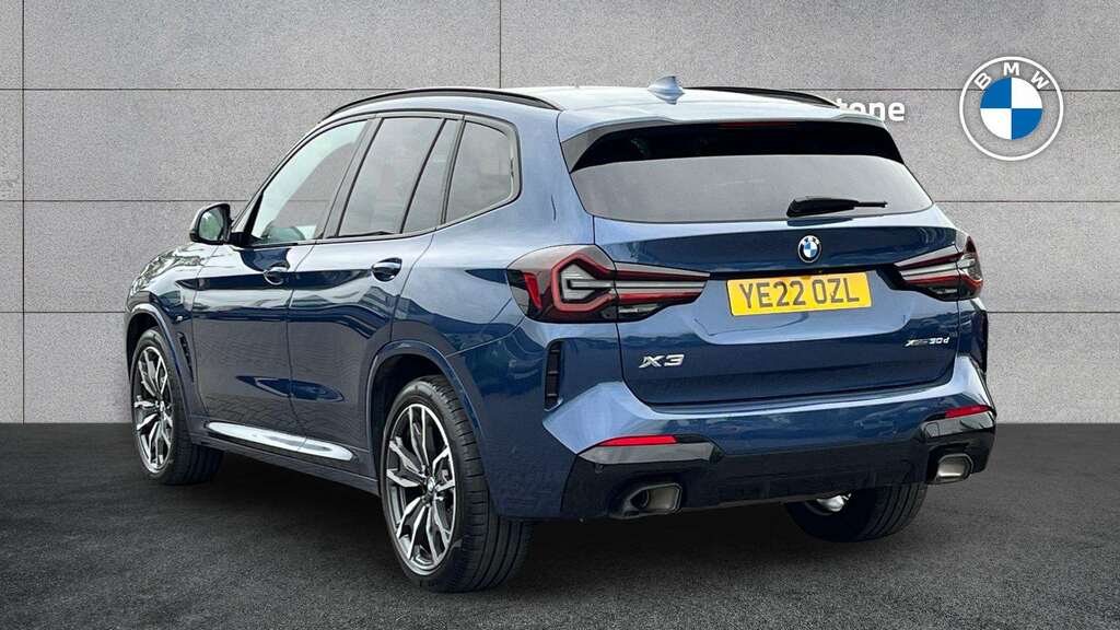 BMW X3 Xdrive30d Mht M Sport 2022 YE22OZL Blue #2