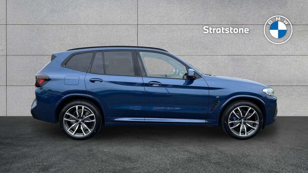 BMW X3 Xdrive30d Mht M Sport 2022 YE22OZL Blue #3