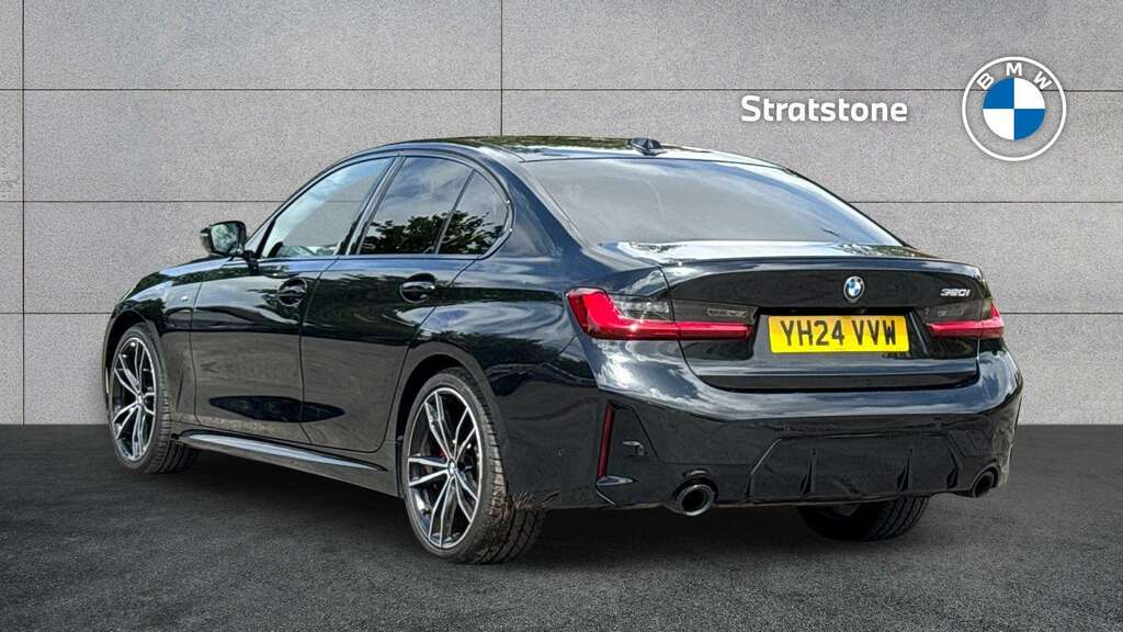 BMW 3 Series 320I M Sport Step 2024 YH24VVW Black #2