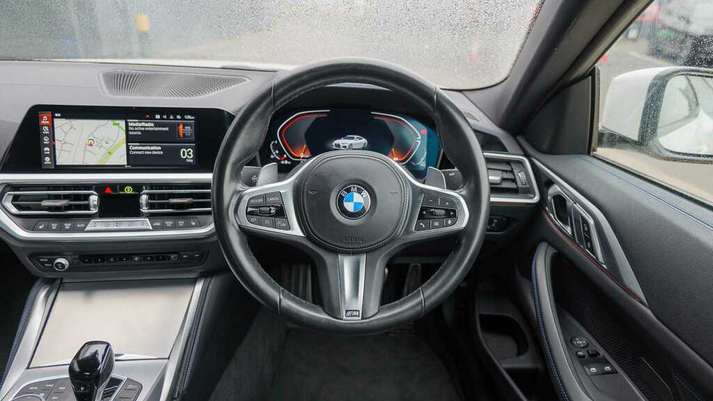 BMW 4 Series 420I M Sport Step 2023 LM23FVE White #5