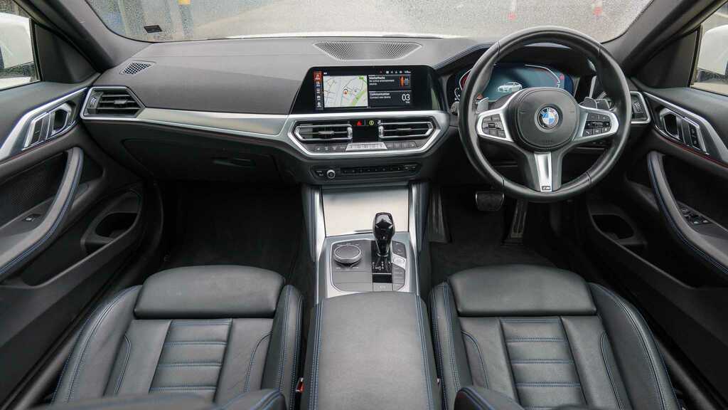 BMW 4 Series 420I M Sport Step 2023 LM23FVE White #4
