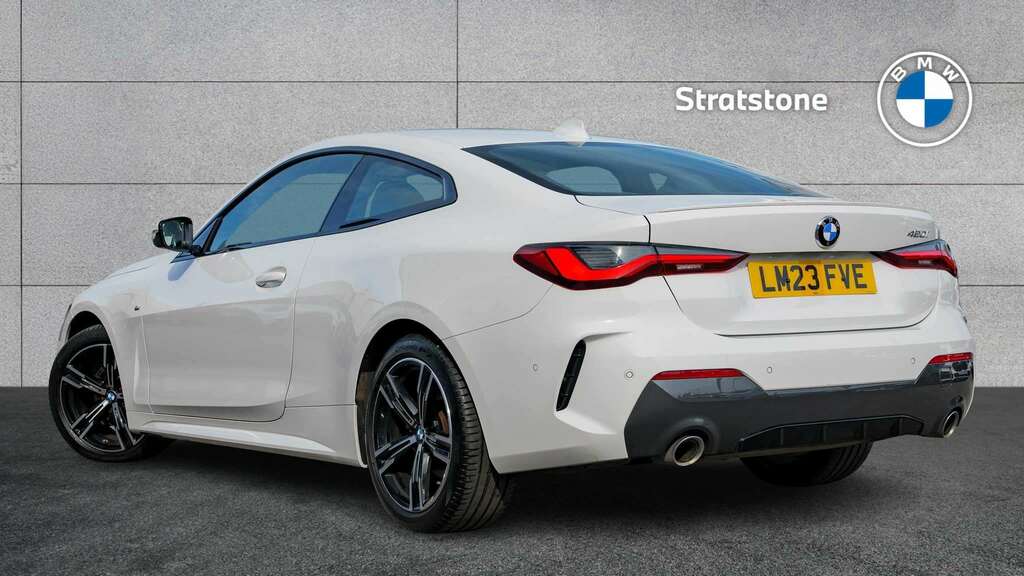 BMW 4 Series 420I M Sport Step 2023 LM23FVE White #2