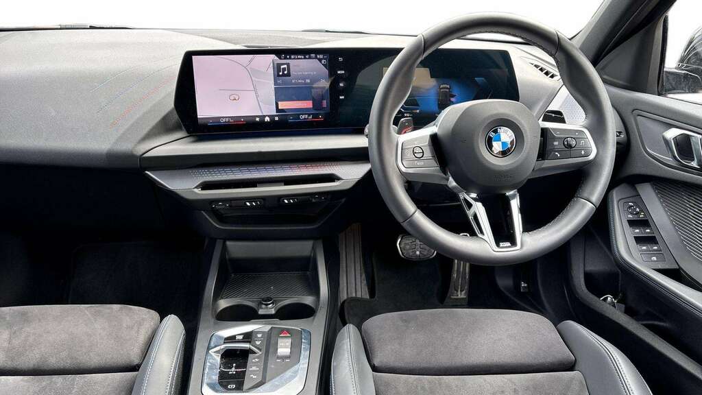 BMW 1 Series 120 M Sport Step 2025 AY75JVA Black #6