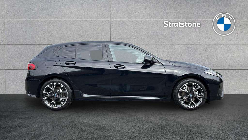 BMW 1 Series 120 M Sport Step 2025 AY75JVA Black #3