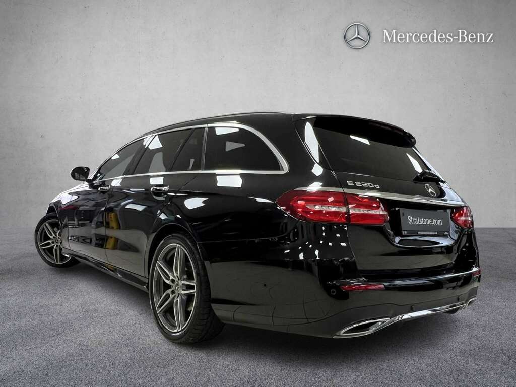 Mercedes-Benz E Class E220d Amg Line Premium 9G-tronic 2018 OE68FBB Black #2