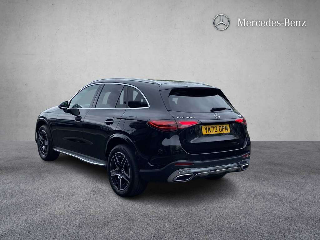 Mercedes-Benz GLC Class 300E 4Matic Amg Line 9G-tronic 2023 YK73OPM Black #4