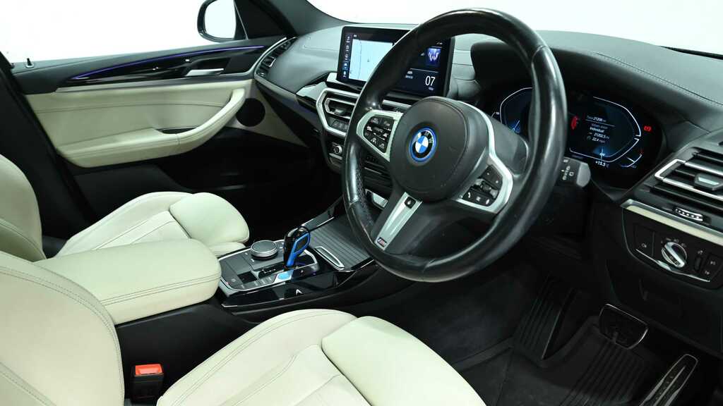 BMW iX3 210Kw M Sport 80Kwh 2022 PE72YMR Black #6