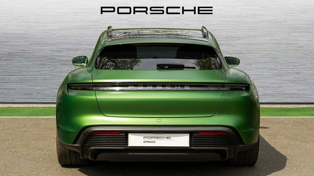 Porsche Taycan Turbo S Sport Turi 2022 Green #5