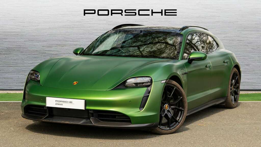 Porsche Taycan Turbo S Sport Turi 2022 Green