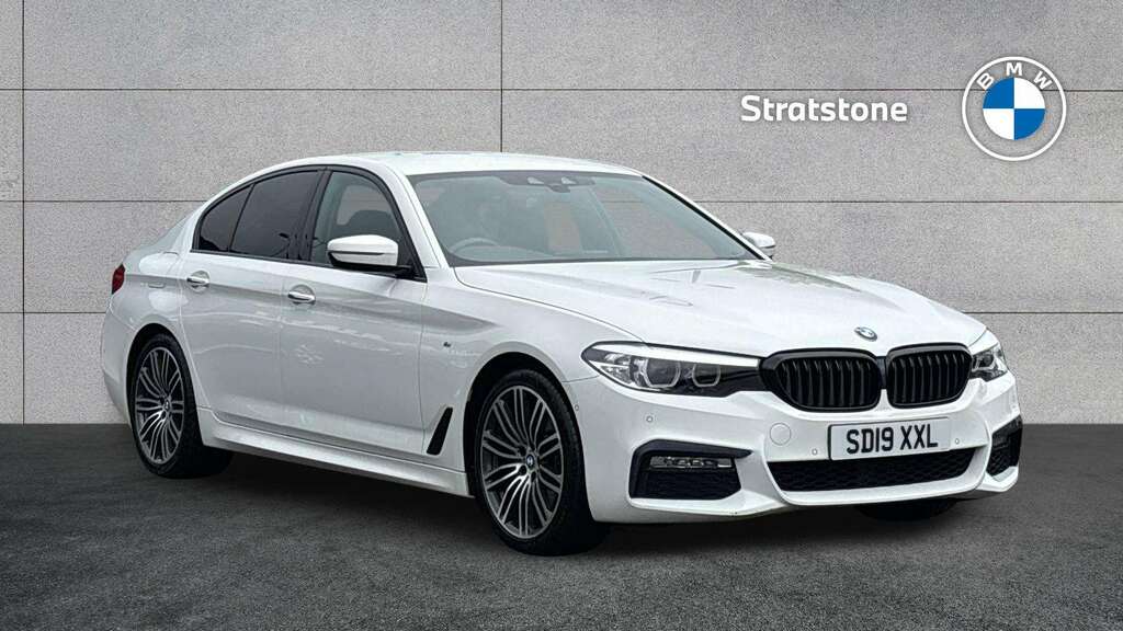 BMW 5 Series 520D M Sport 2019 White