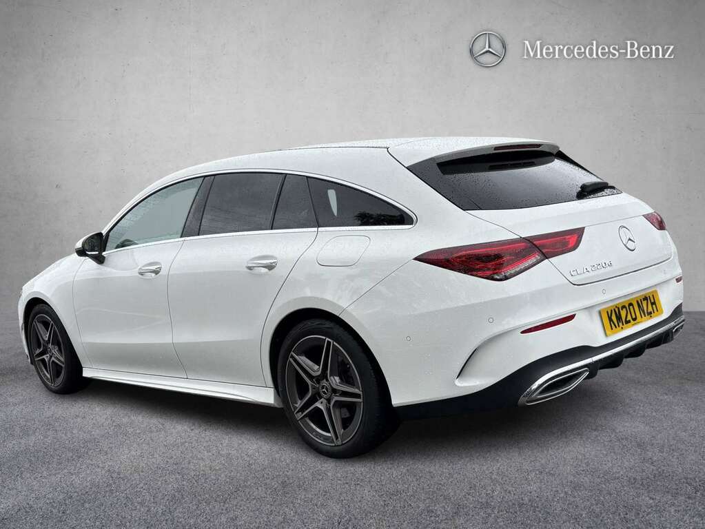Mercedes-Benz CLA Class 220D Amg Line Premium Plus Tip 2020 White #2