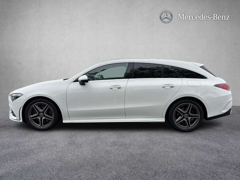 Mercedes-Benz CLA Class 220D Amg Line Premium Plus Tip 2020 White #3