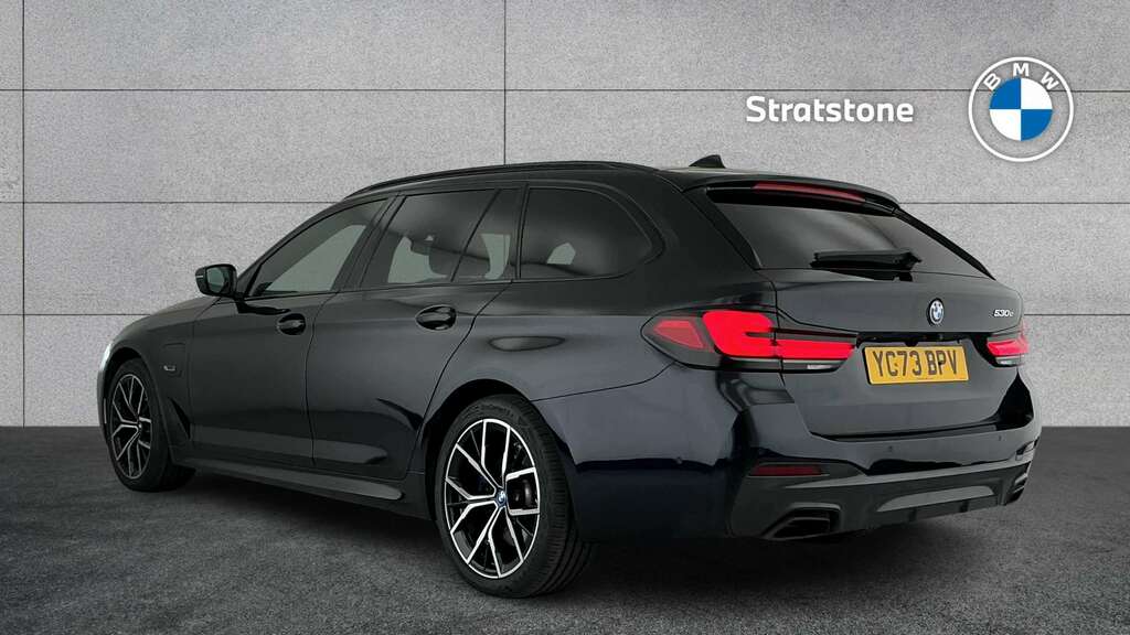 BMW 5 Series 530E M Sport 2023 YC73BPV Black #2
