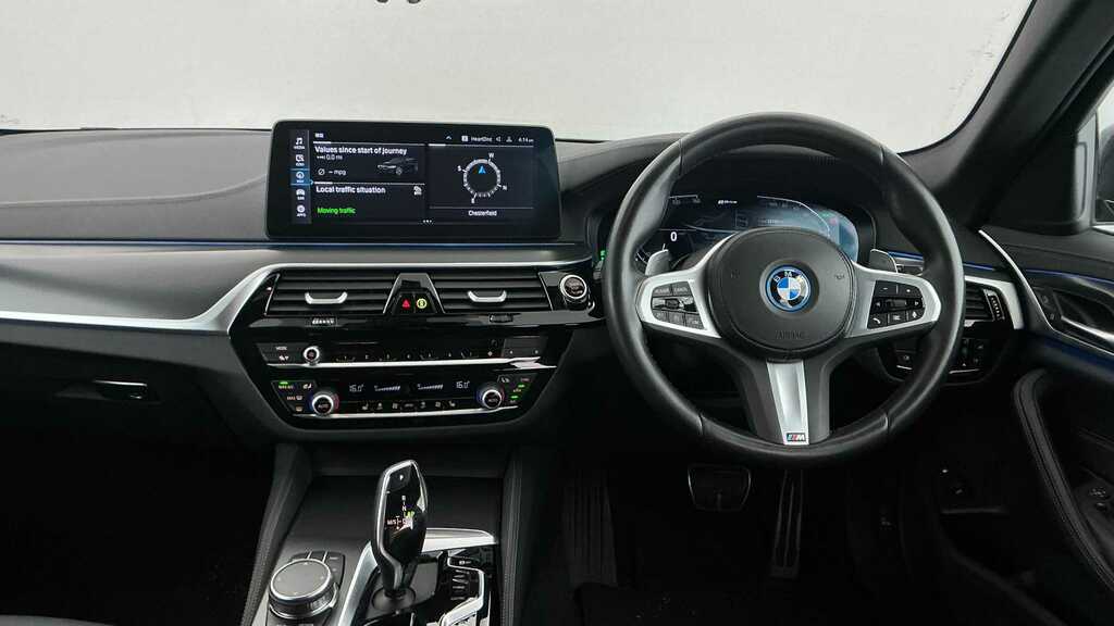 BMW 5 Series 530E M Sport 2023 YC73BPV Black #5