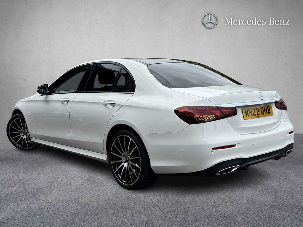 Mercedes-Benz E Class E220d 200 Amg Line Night Ed Prem 9G-tronic 20 WN22ONB White #2