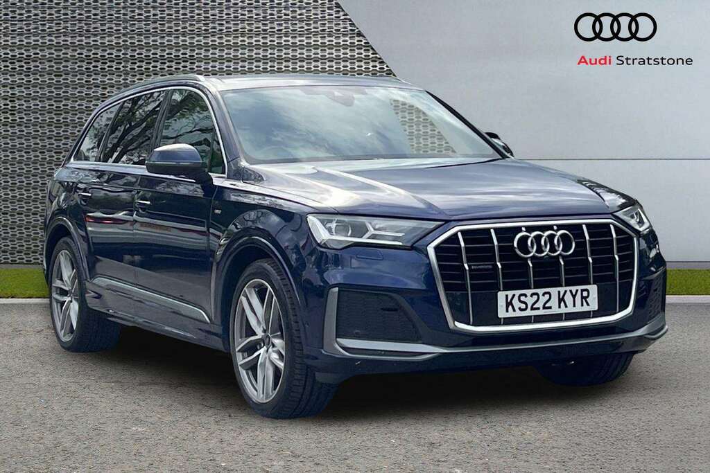 Audi Q7 50 Tdi Quattro S Line Tiptronic 2022 Blue