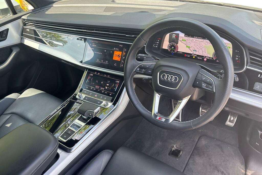 Audi Q7 55 Tfsi Quattro S Line Tiptronic 2022 YK22YLC White #4