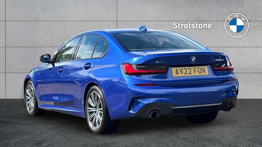 BMW 3 Series 330D Xdrive Mht M Sport Step 2022 AY22FON Blue #2