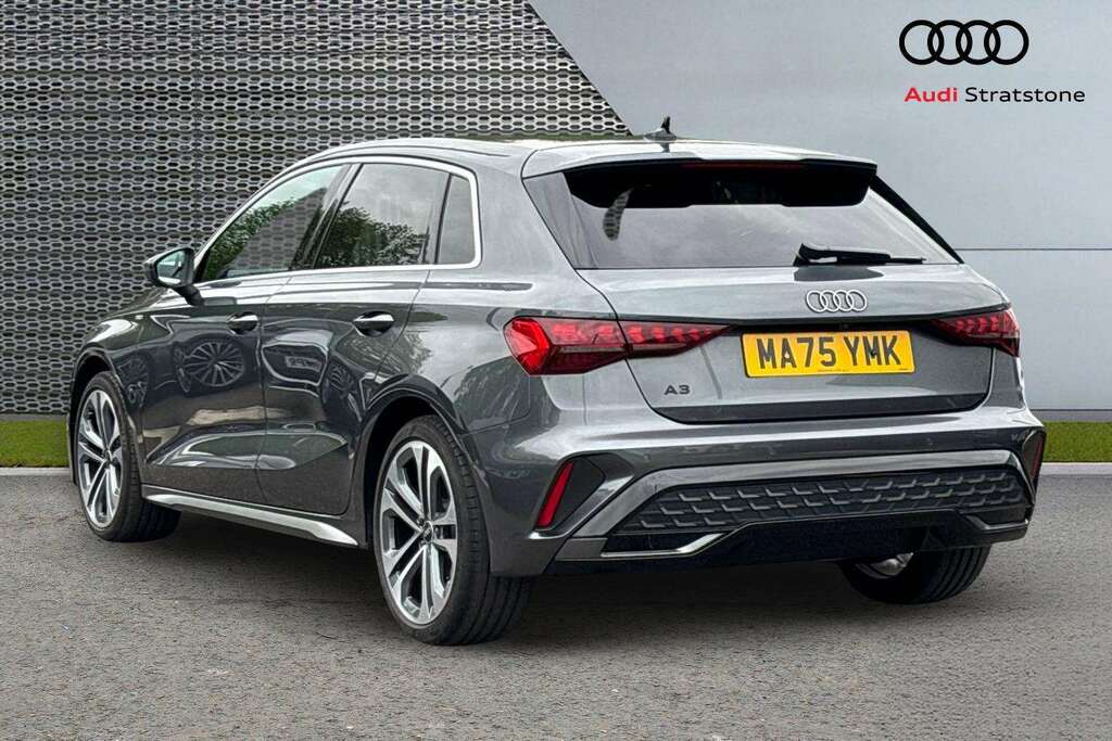 Audi A3 1.5 Tfsi 150 S Line S Tronic 2025 MA75YMK Grey #3