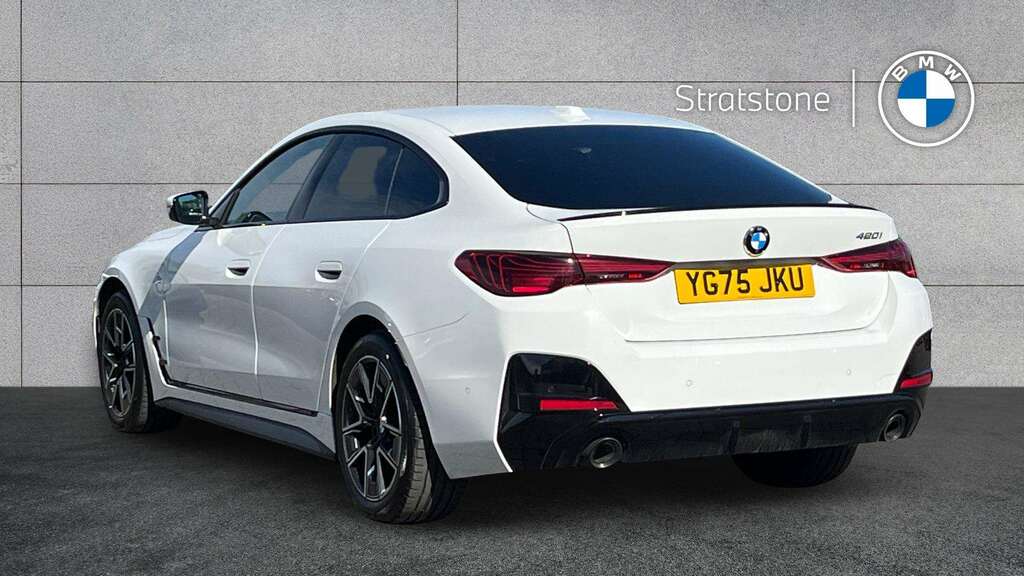 BMW 4 Series 420I M Sport Step 2025 YG75JKU White #2