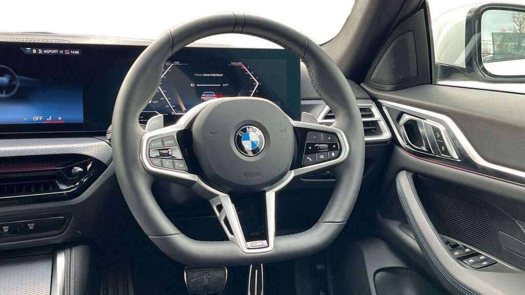 BMW 4 Series 420I M Sport Step 2025 YG75JVK White #6