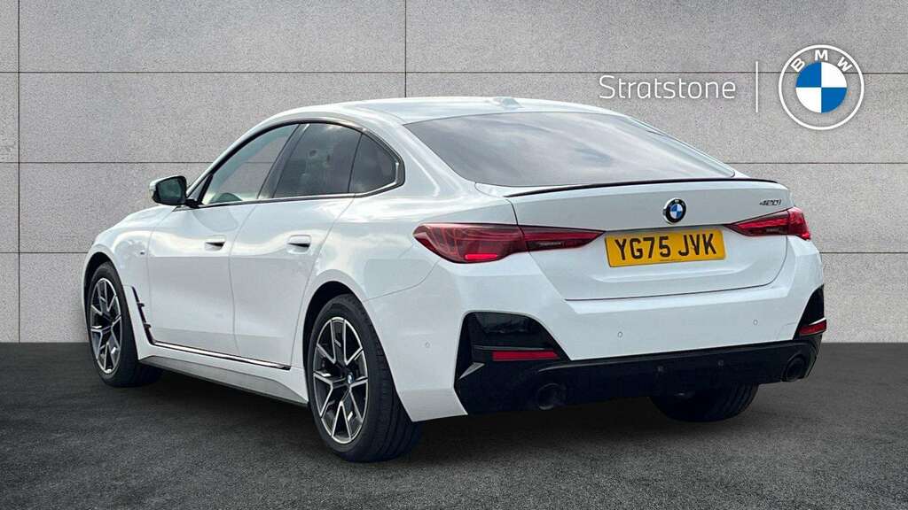 BMW 4 Series 420I M Sport Step 2025 YG75JVK White #2