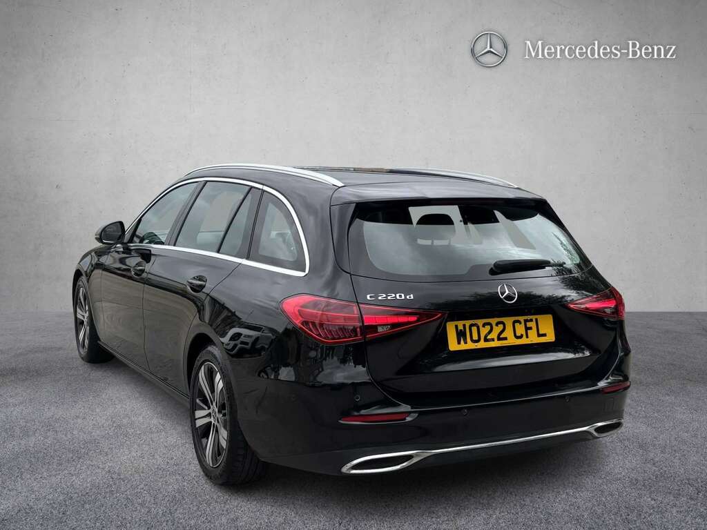 Mercedes-Benz C Class C220d Sport 9G-tronic 2022 WO22CFL Black #2
