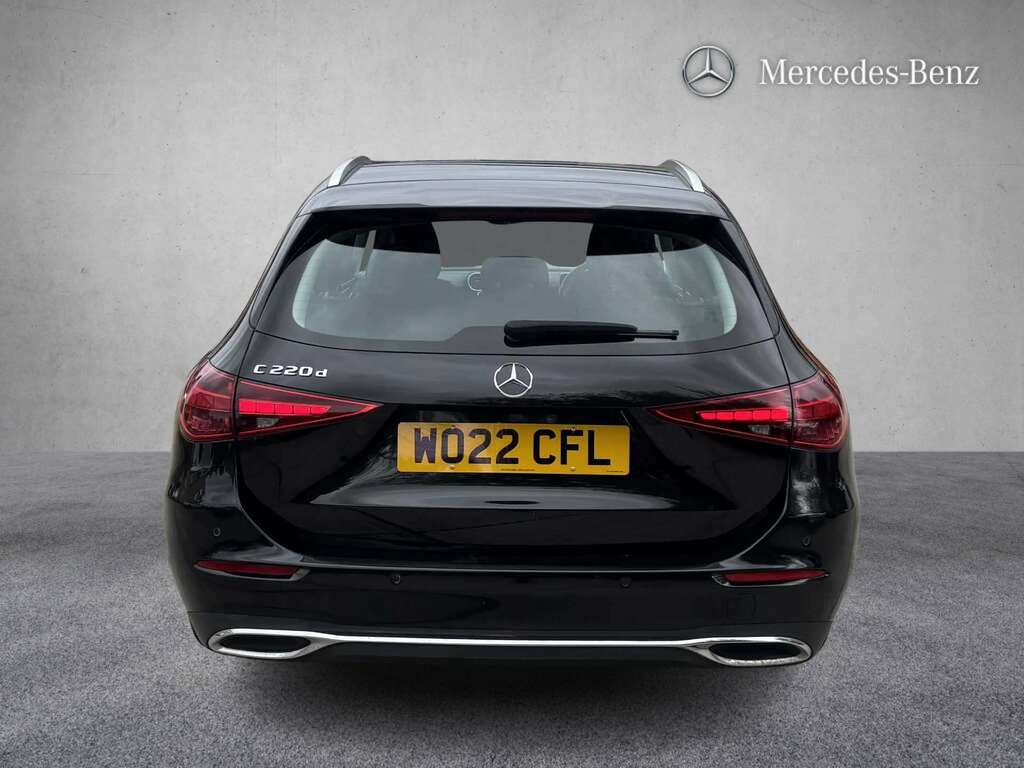 Mercedes-Benz C Class C220d Sport 9G-tronic 2022 WO22CFL Black #6