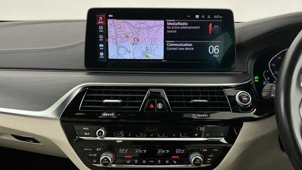 BMW 5 Series 520D Xdrive Mht M Sport Step 2021 YR71BVW Blue #6