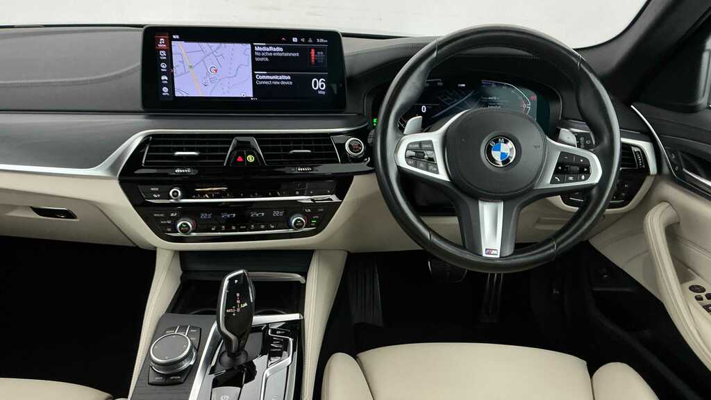 BMW 5 Series 520D Xdrive Mht M Sport Step 2021 YR71BVW Blue #3